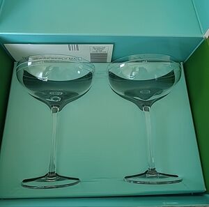 Open Box Lenox Kate Spade Darling Point Coupe Champagne Glasses